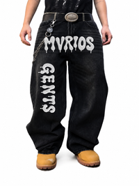 Mvrio's Wide Leg Denim Jeans